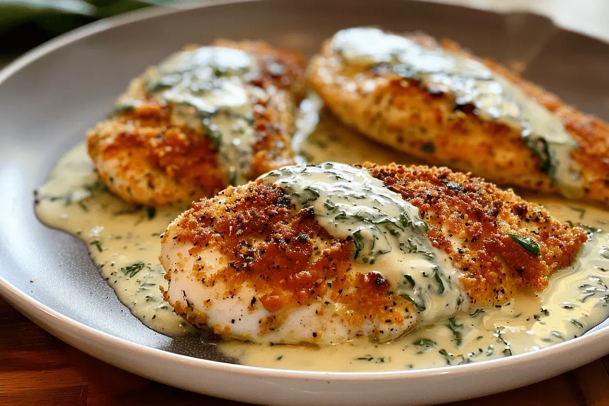 Image of Chicken in Basil Cream Sauce ingredients