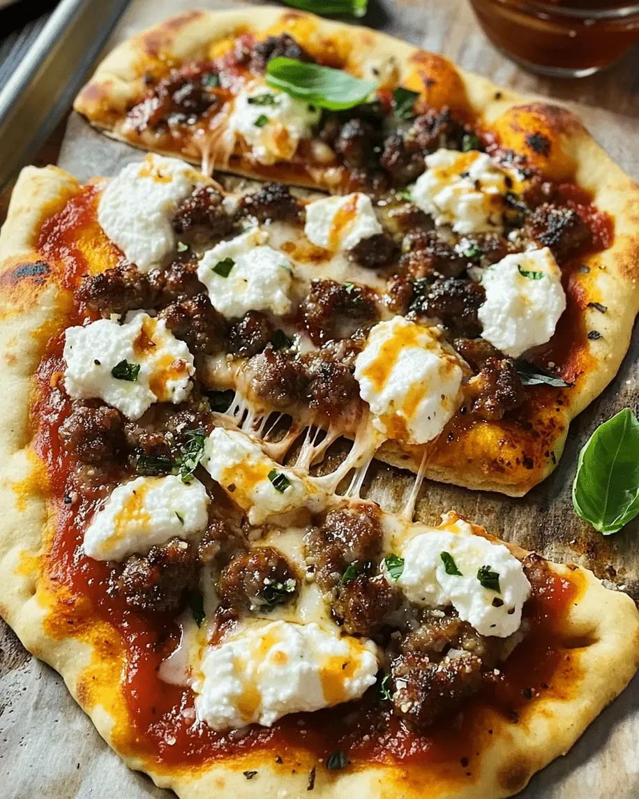 Cheesy Flatbread Pizza Ingredients