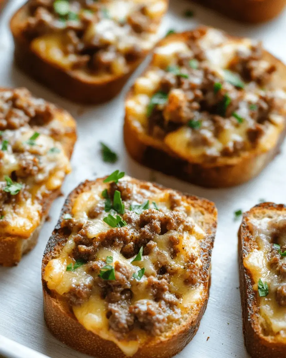 Freshly prepared ingredients for Hot Sausage and Beef Party Bites, showcasing ground meats and spices.