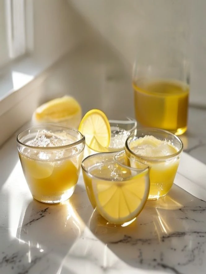 Three ingredients for the viral gelatin trick recipe — Knox gelatin, lemon juice, and hot water